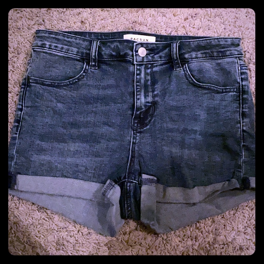 Pacsun super stretch shortie shorts